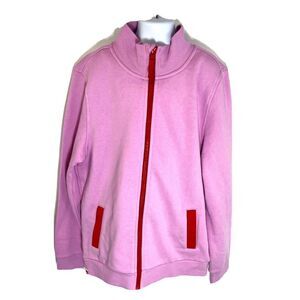 LEGO X Target Girls Youth Pink TRACK JACKET Sweatshirt Size Large Full Zip